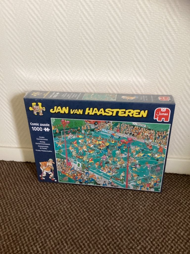 Jan van Haasteren Hockey Kampioenschappen 1000 stukjes, Ophalen, 500 t/m 1500 stukjes, Zo goed als nieuw, Legpuzzel