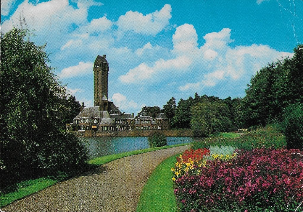 Otterlo jachtslot st hubertus gelopen ansichtkaart ( 565 ), Ophalen of Verzenden, 1980 tot heden, Gelopen