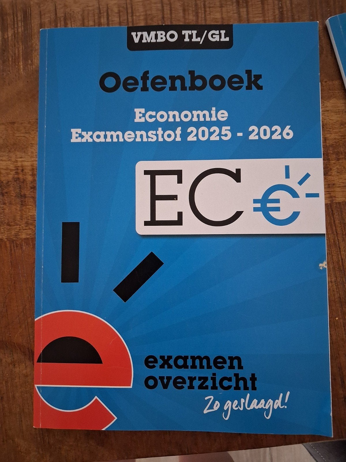 examenstof economie vmbo tl/gl 2025-2026, Ophalen of Verzenden, Zo goed als nieuw, VMBO, Economie