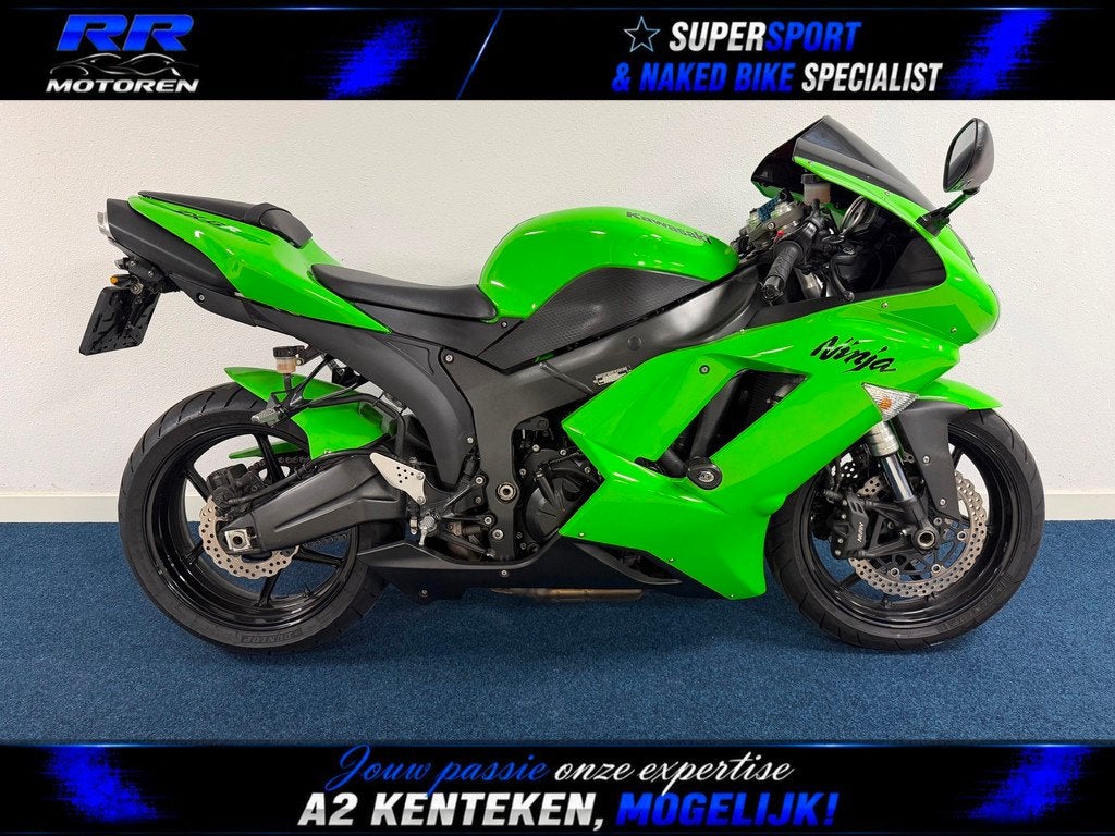 Kawasaki Sport Ninja ZX-6R 600 UNIEK LAGE KILOMERSTAND, Motoren, Motoren | Kawasaki, Sportuitlaat, Bedrijf, Super Sport, Meer dan 35 kW