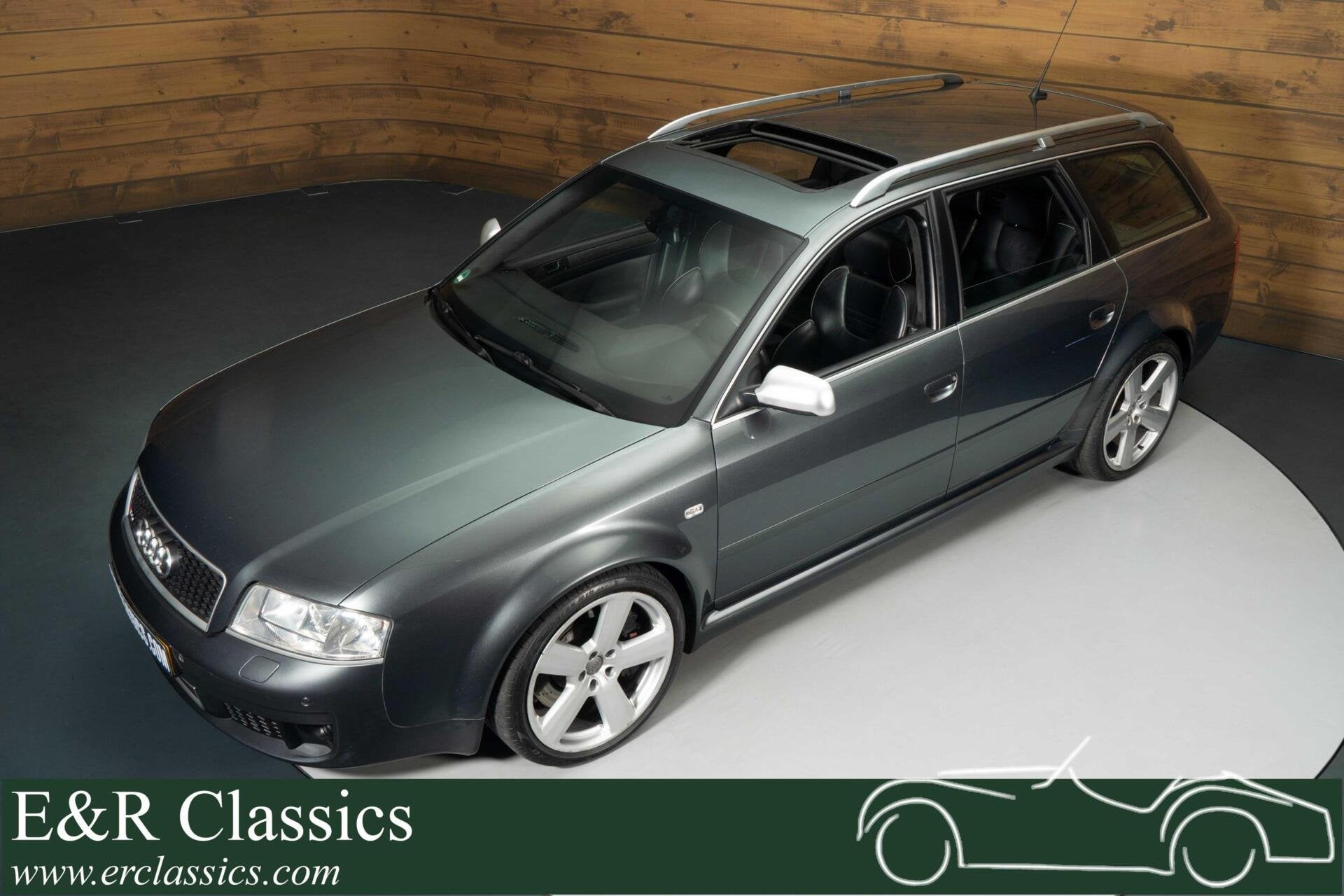 Audi RS6 Avant Quattro Stationwagon | 2003, Auto's, Automaat, Zwart, Overige carrosserieën, 4 stoelen