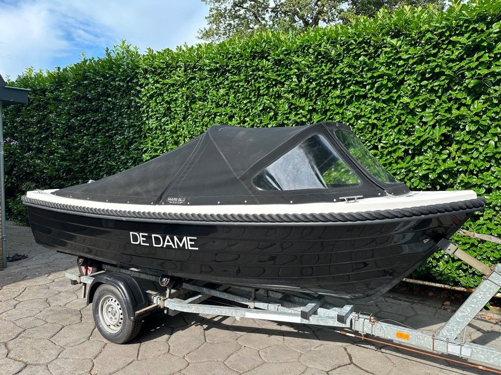 Valory 480 elektrische sloep, Watersport en Boten, Sloepen, 8 pk, Elektrisch, Zonnedek, Zo goed als nieuw