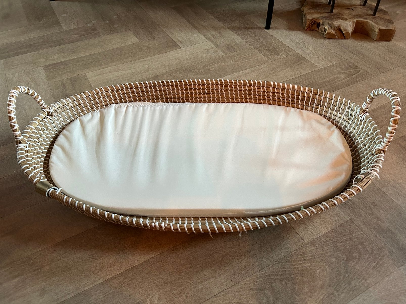 Mozes mandje/aankleedkussen, Kinderen en Baby's, Ophalen, Gebruikt, Overige typen