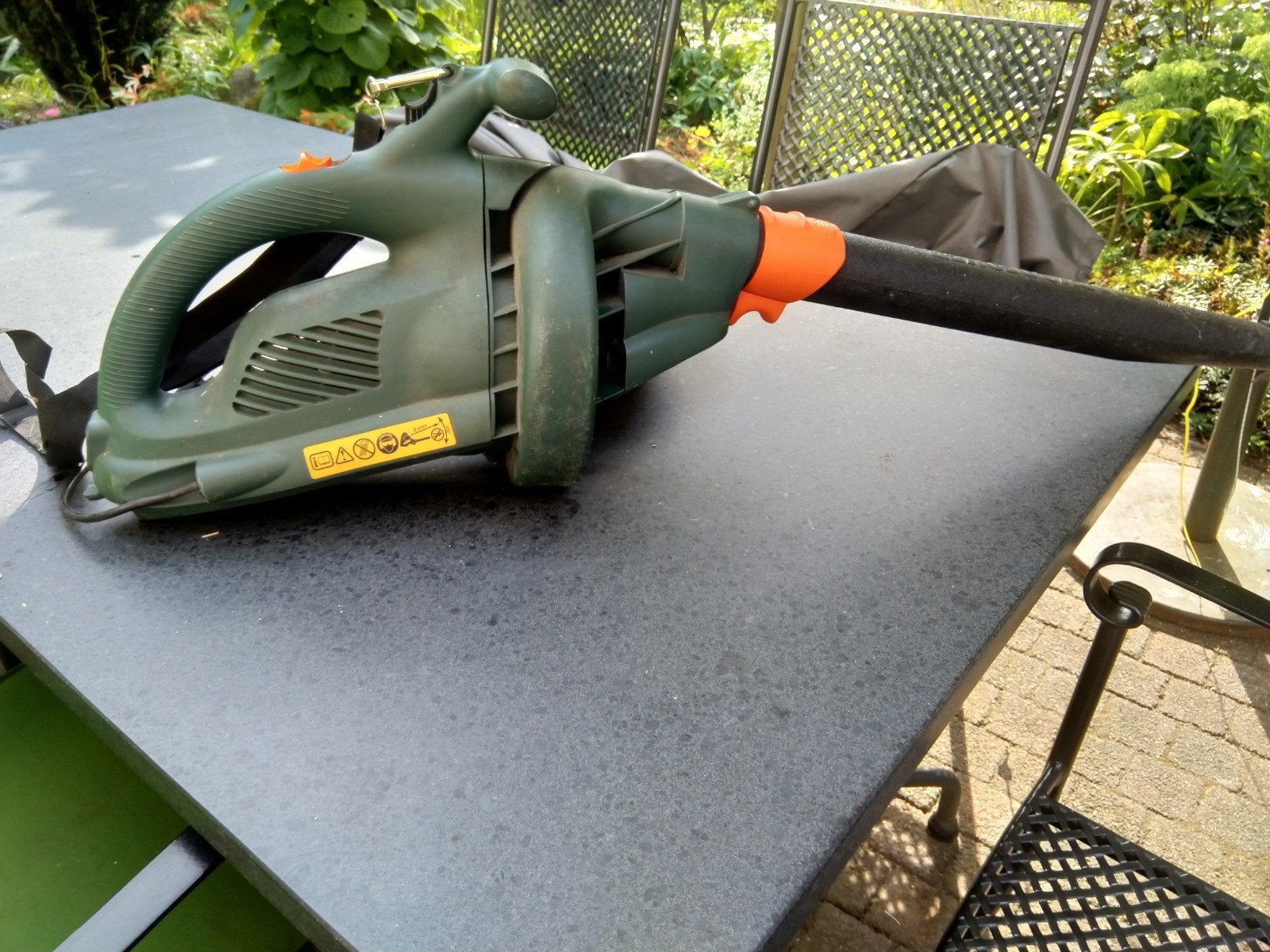 Bladblazer, Ophalen, Gebruikt, Black en Decker, Met opvangzak