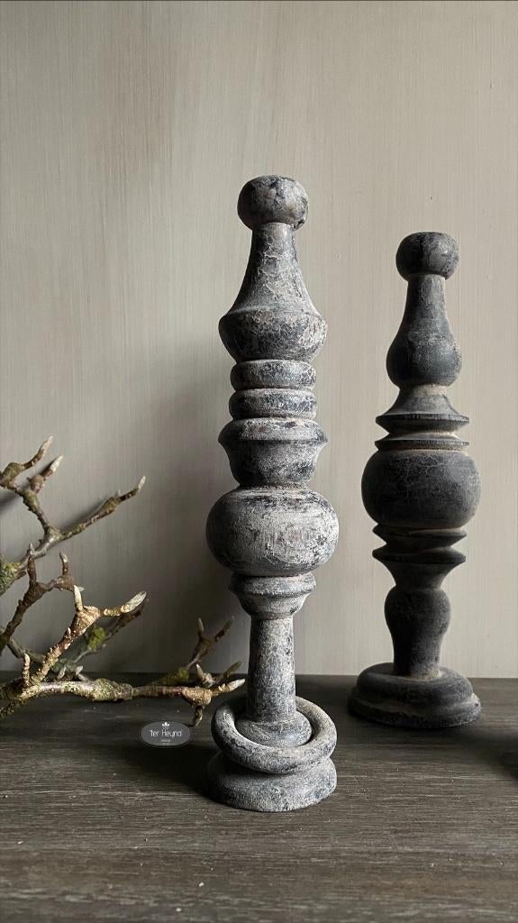 Houten ornament set 3 delig hout setje stoer sober landelijk, Huis en Inrichting, Woonaccessoires | Overige, Verzenden, Nieuw
