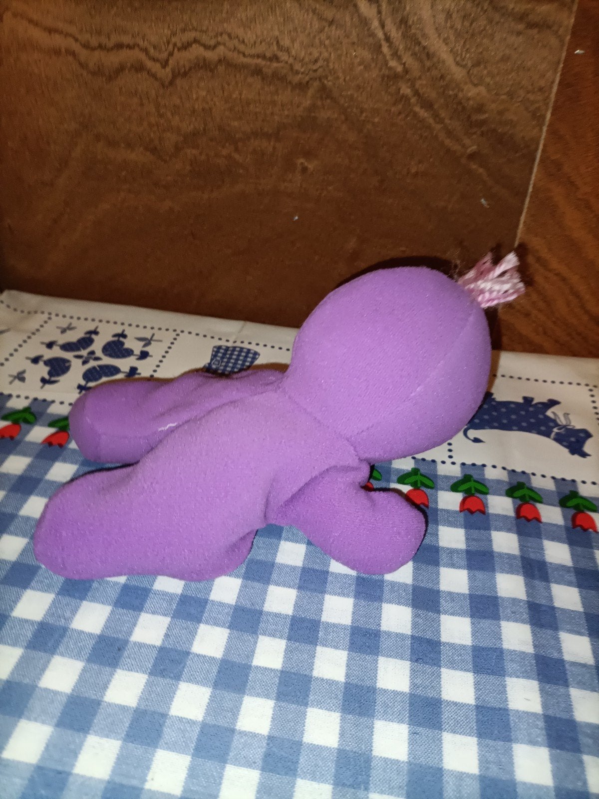 Daatje knuffel paars 19 cm groot Daatjes Da drogist, Ophalen of Verzenden, Zo goed als nieuw, Overige typen
