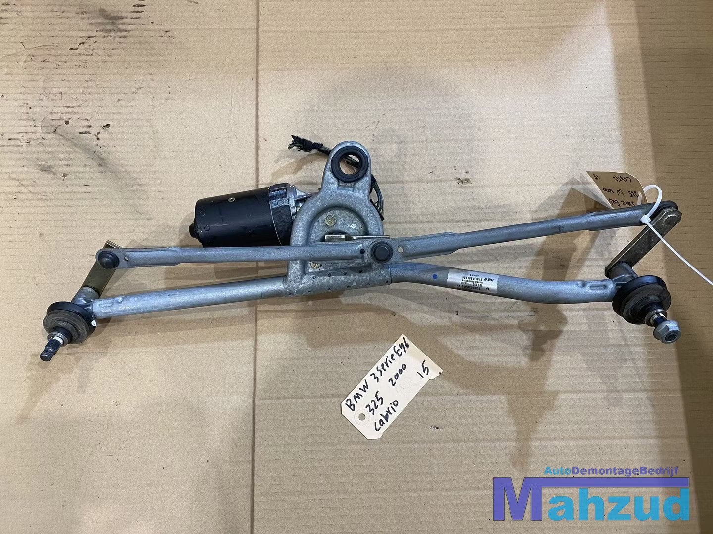 BMW 3 SERIE E46 Ruitenwissermotor mechaniek 67638362156 (UK), Info@fabrikant.eu, Fabrikantstraat 1
1000 AA  Amsterdam, NL, Ophalen of Verzenden