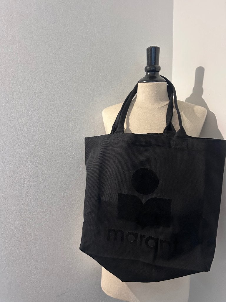 Isabel marant tas zwart op zwart, Verzenden, Zo goed als nieuw, Zwart, Handtas