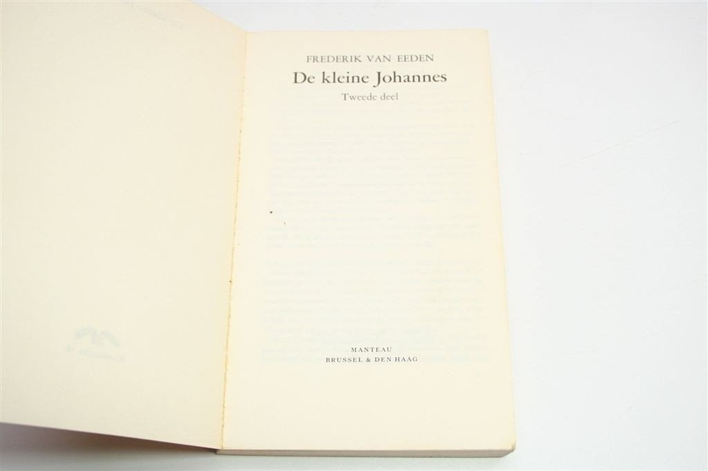 De Kleine Johannes 2e Deel — Frederik van Eeden, Ophalen of Verzenden, Gelezen