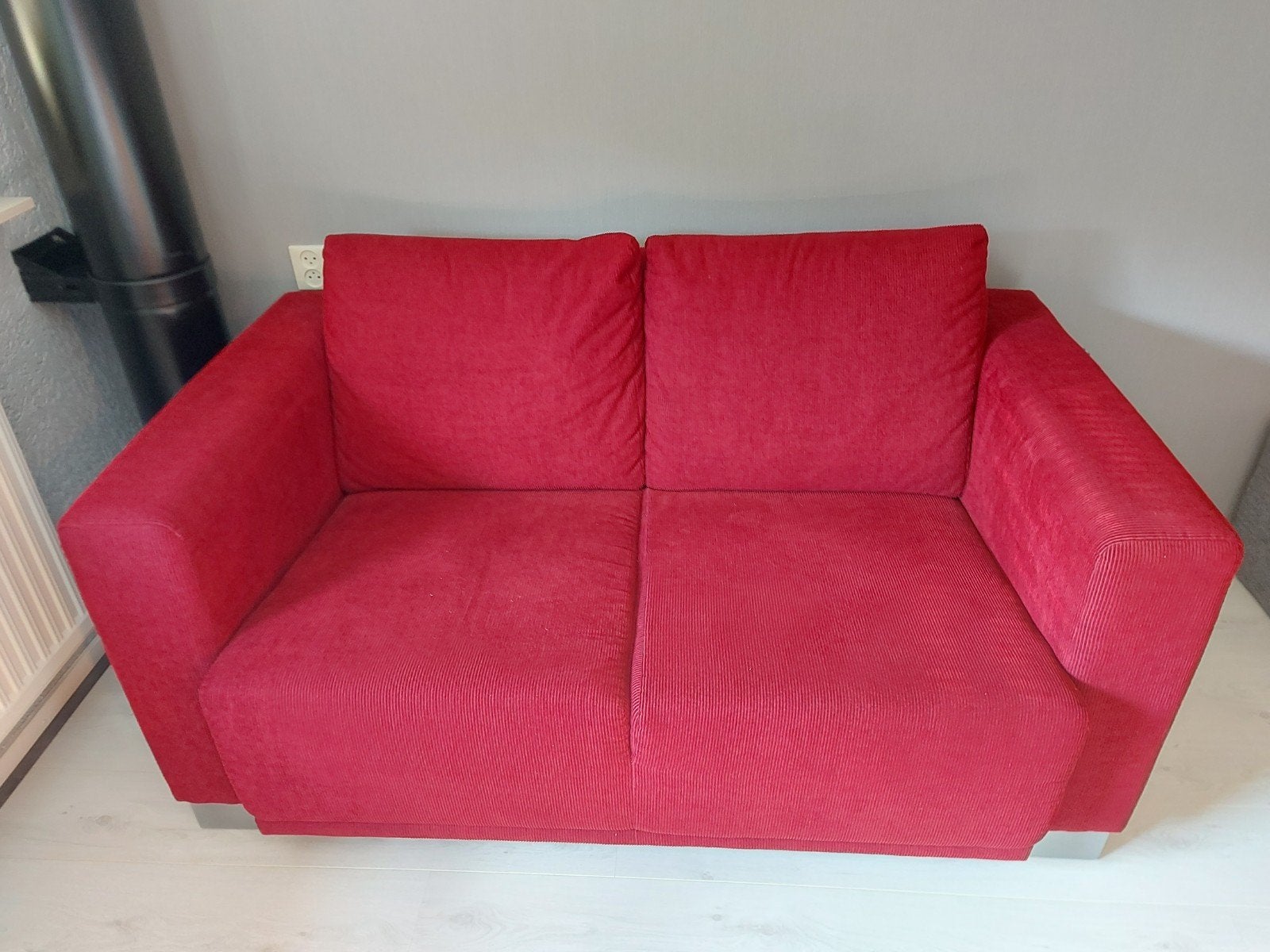 mooie 2 persoons bank, Ophalen, 150 tot 200 cm, Tweepersoons, 75 tot 100 cm