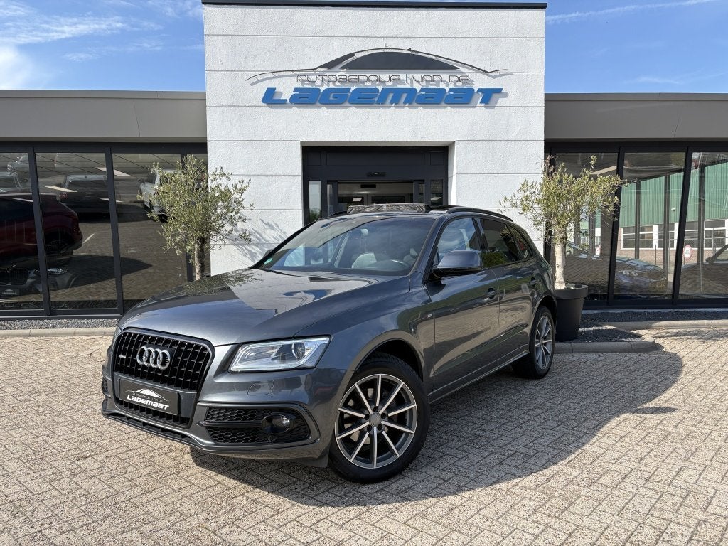 Audi Q5 2.0 TFSI Quattro Adrenalin Sport | S-Line | Trekhaak, Auto's, Gebruikt, 4 cilinders, Leder en Stof, 14 km/l