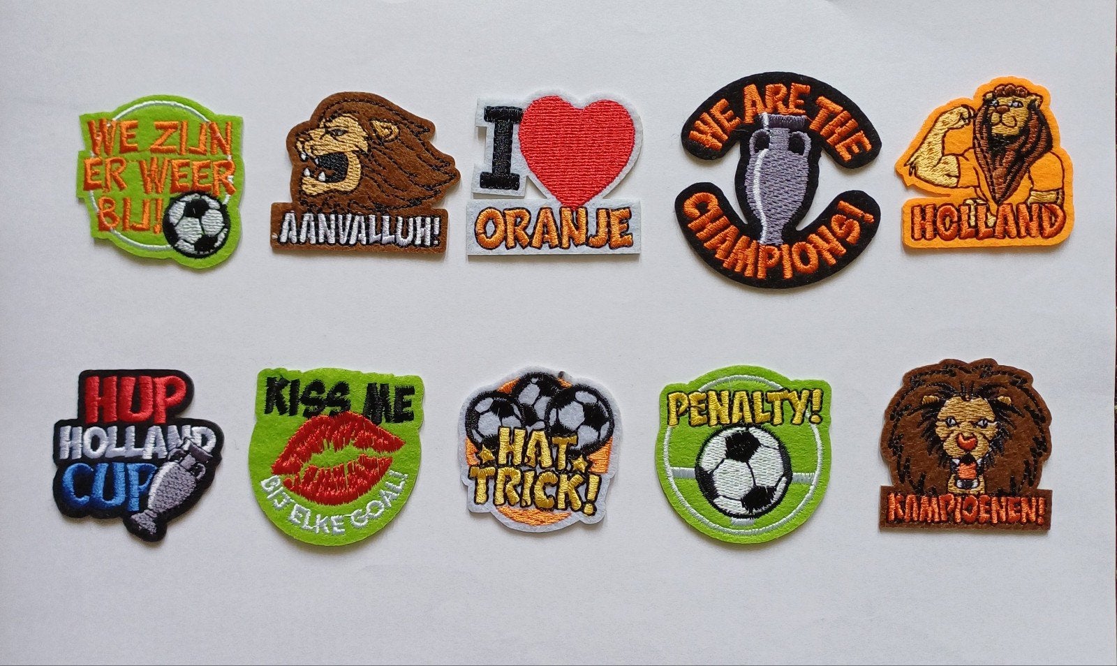 Voetbal Patches - nog slechts 2 sets beschikbaar, Ophalen of Verzenden, Nieuw, Sport
