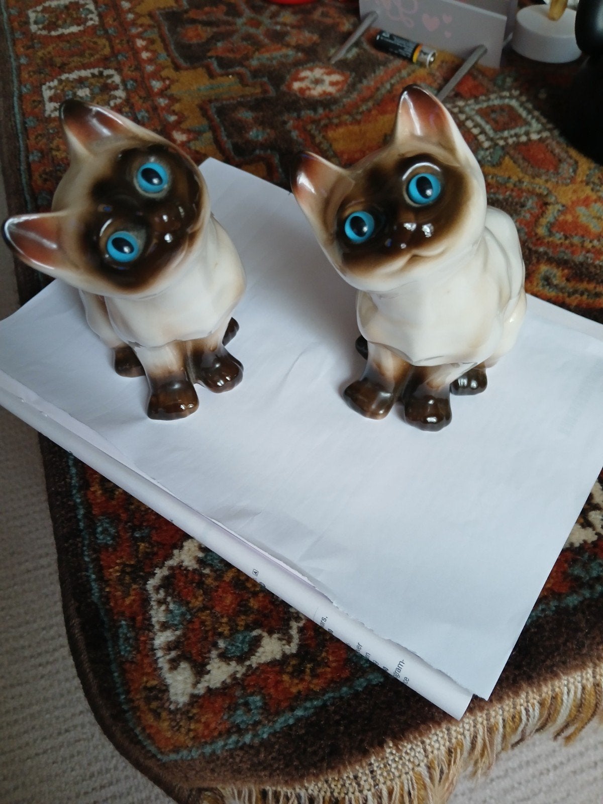 porseleinen kat Vaga international, Ophalen of Verzenden, Nieuw, Porselein, Beeldje(s)