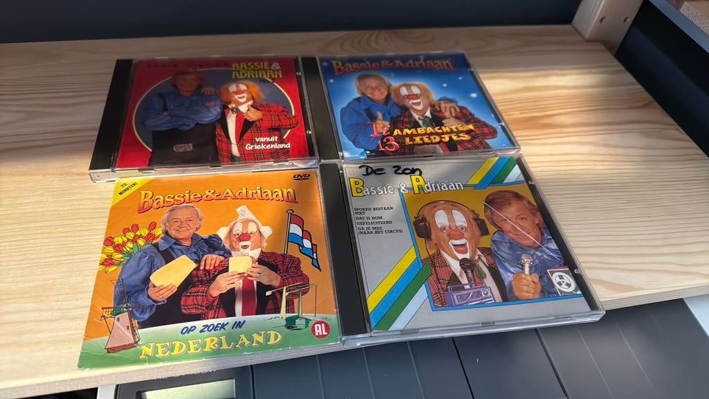 4 cd’s van bassie en adriaan, Gebruikt, Alle leeftijden, Overige genres, Ophalen of Verzenden