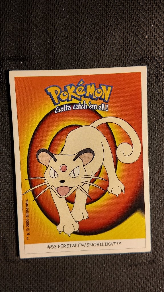 persian 53 dunkin boomer | Pokemon kaart, Ophalen, Losse kaart