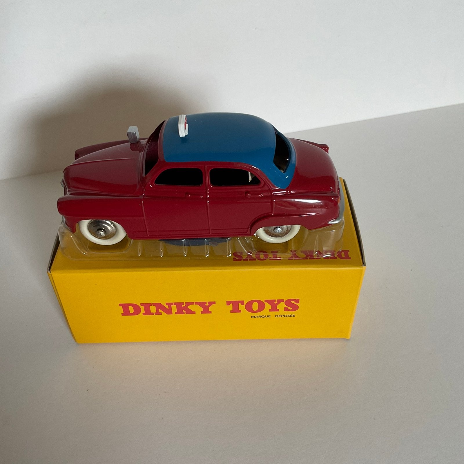 Dinky Toys Simca 9 “Aronde” Taxi Atlas/Mattel 24 UT, Ophalen of Verzenden, Zo goed als nieuw, Auto, Dinky Toys