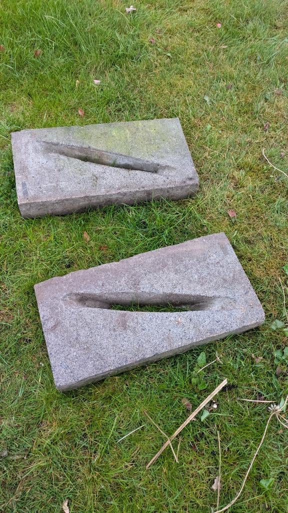Fiets wiel tegels betonnen stoep gleuven voor parkeren, Tuin en Terras, Ophalen, Minder dan 100 cm