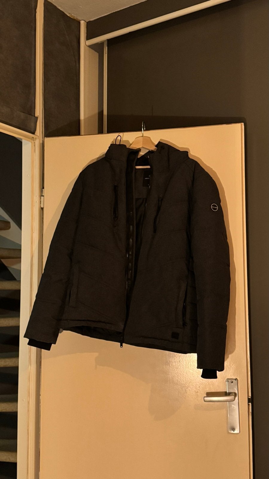 Heren Winterjas van The Sting - Maat M, Ophalen of Verzenden, Gedragen, Maat 48/50 (M), Zwart