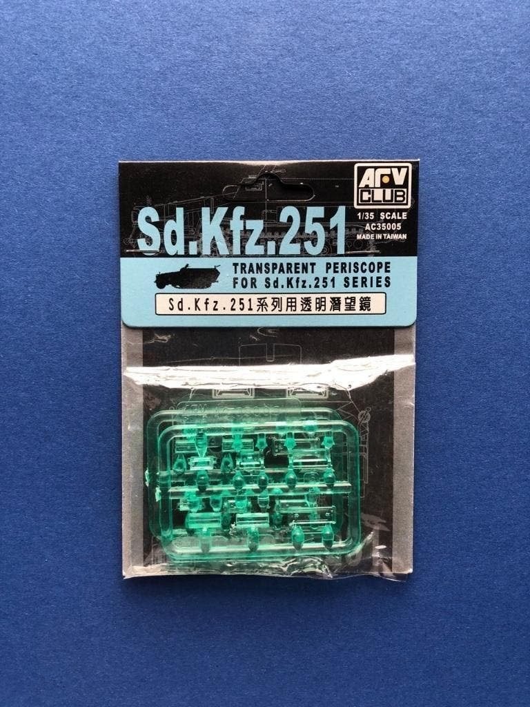AFV CLUB	ac35005	Transparent periscope for Sd.Kfz.251 series, Verzenden, Nieuw, 1:35 tot 1:50