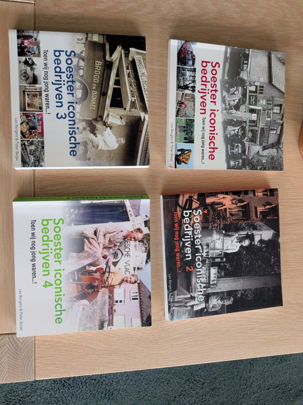 Soester iconische bedrijven- Set van 4 boeken Soest, Boeken, Geschiedenis | Vaderland, Zo goed als nieuw, 20e eeuw of later, Ophalen of Verzenden