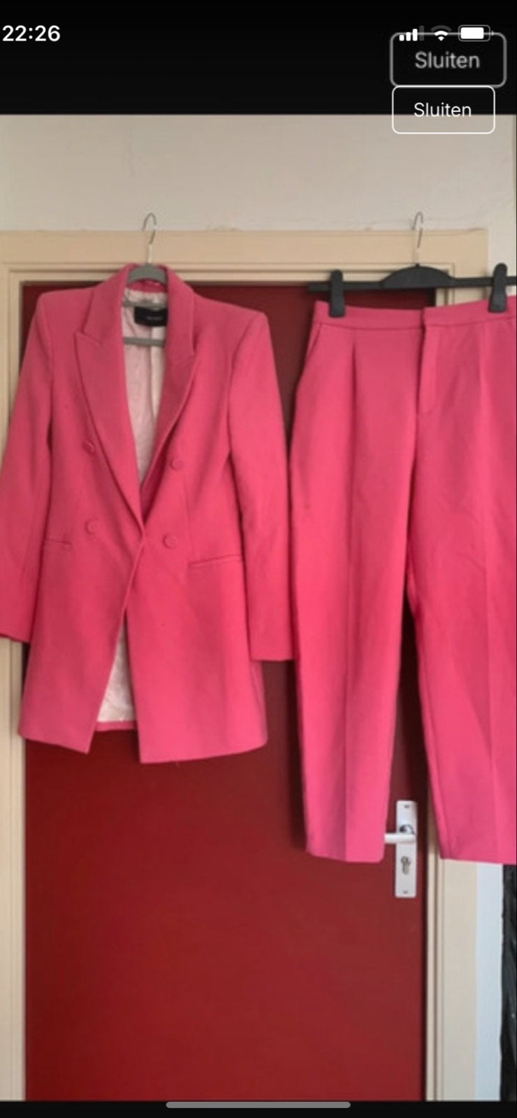 Zara roze pak maat M, Maat 38/40 (M), Kostuum of Pak, Ophalen of Verzenden, Zo goed als nieuw