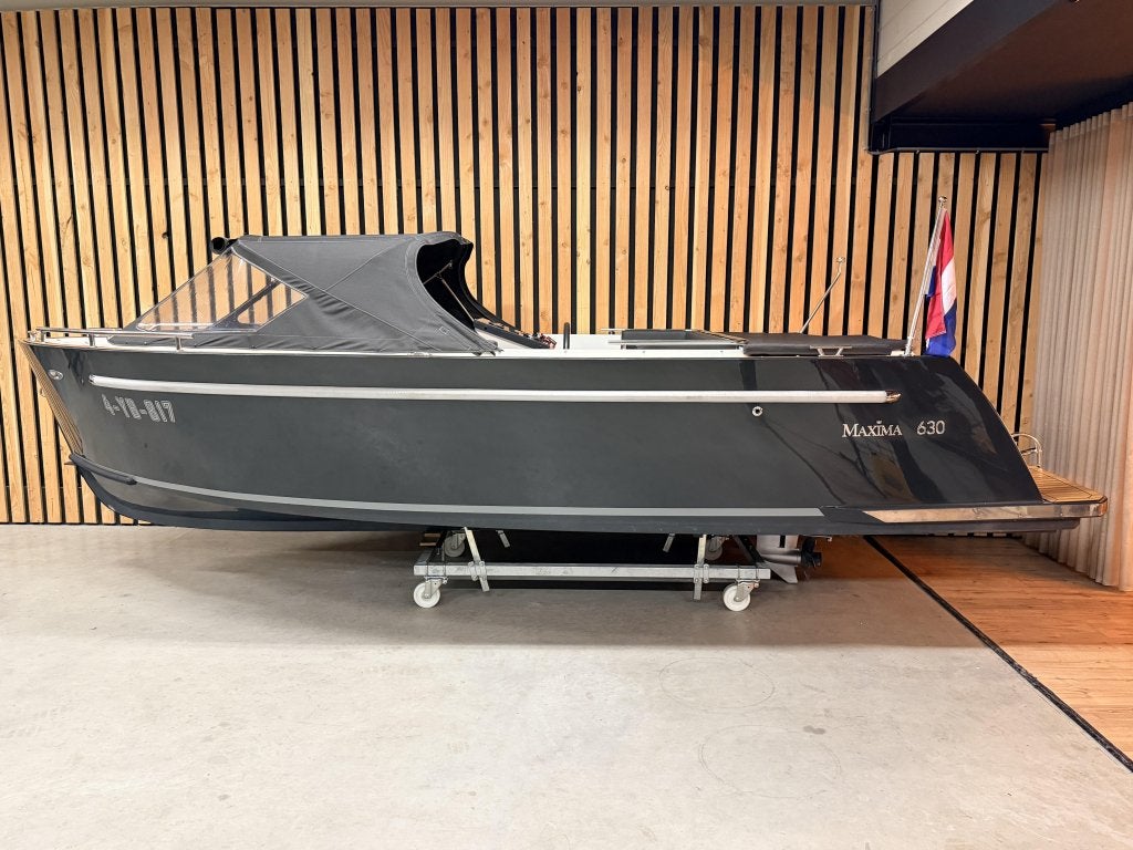 Mooie! MAXIMA 630 DELUXE '50PK HONDA' KOELKAST AUDIO OPTIES!, Watersport en Boten, 0 cm, 2 m, Maxima, Tender