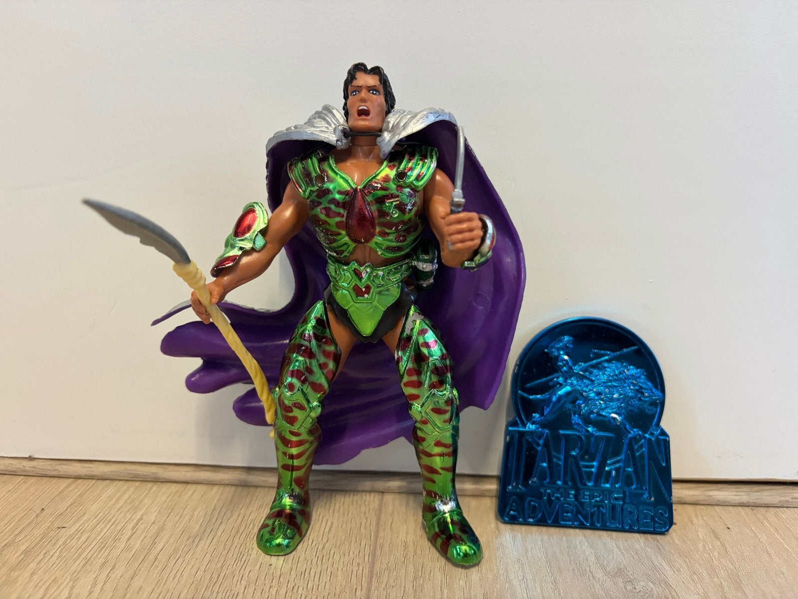 Tarzan Snap on Armor - Lord of the Jungle actiefiguur, Kinderen en Baby's, Verzenden, Gebruikt