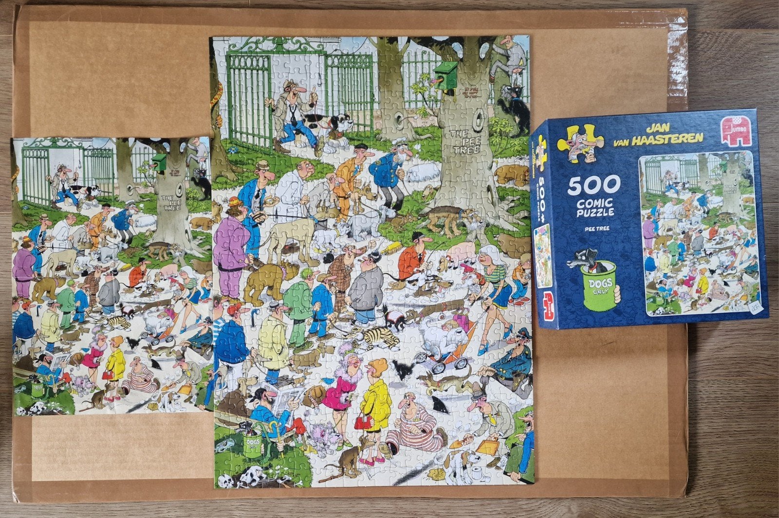 Jan van Haasteren, 500 st, Pee Tree, Dogs, Ophalen, 500 t/m 1500 stukjes, Zo goed als nieuw, Legpuzzel