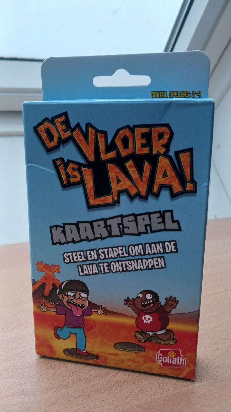 De vloer is lava kaartspel Goliath *5-12 TIP!*, Een of twee spelers, Ophalen of Verzenden, Nieuw, Goliath