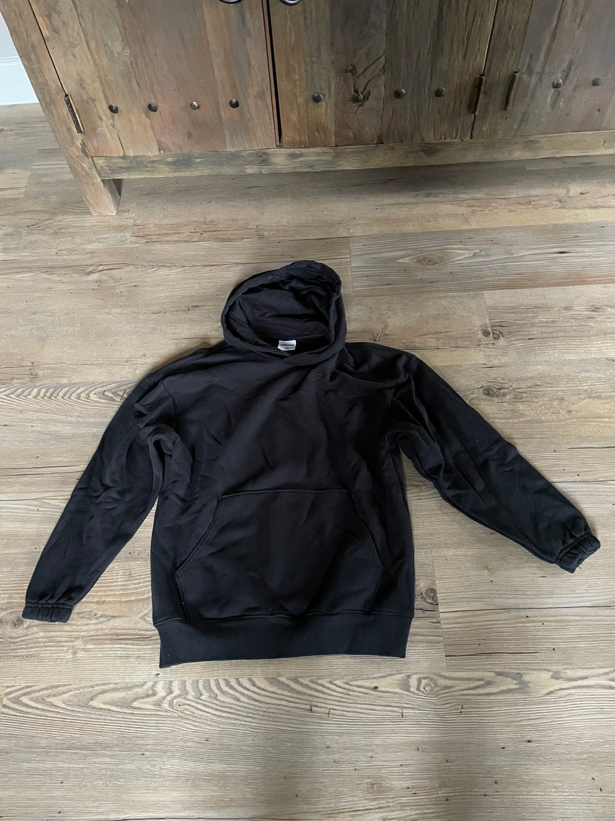 Zwarte Hoodie Gymshark maat xxs, Zwart, Ophalen of Verzenden, Maat 34 (XS) of kleiner, Fitness of Aerobics