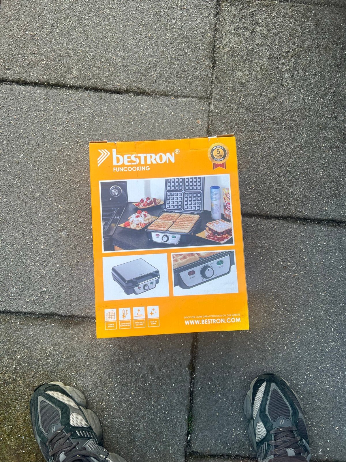 Bestron Fun Cooking Wafelijzer - Nieuw in doos, Ophalen of Verzenden, Nieuw