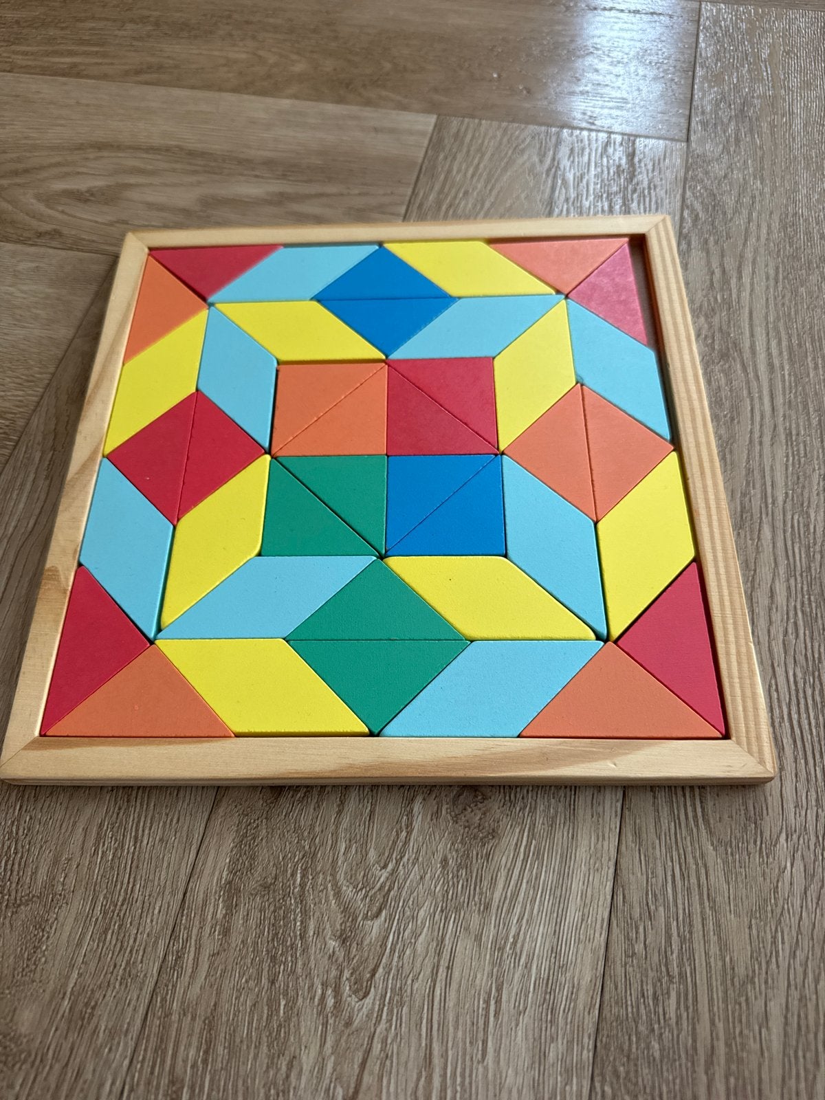 Houten Tangram Puzzel Educatief Speelgoed, Ophalen, Gebruikt, Puzzelen
