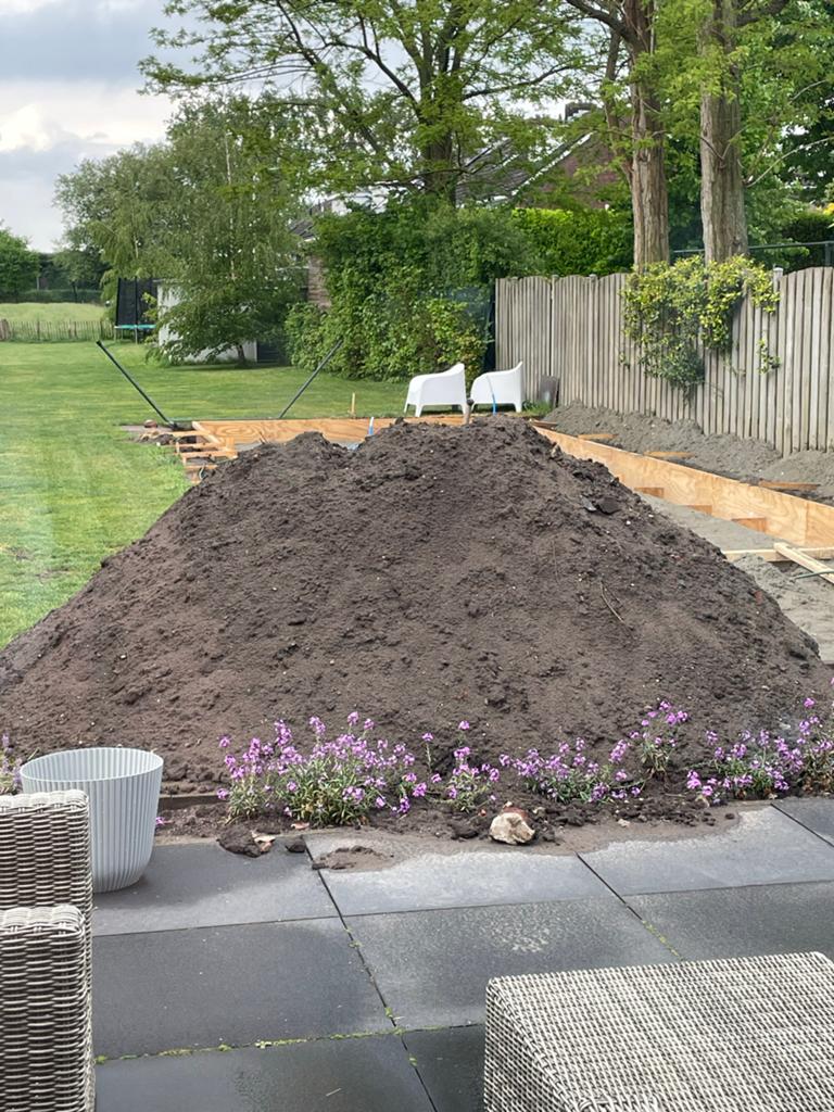 Gratis tuinaarde af te halen, Tuin en Terras, Zand, Ophalen, Gebruikt, Overige typen
