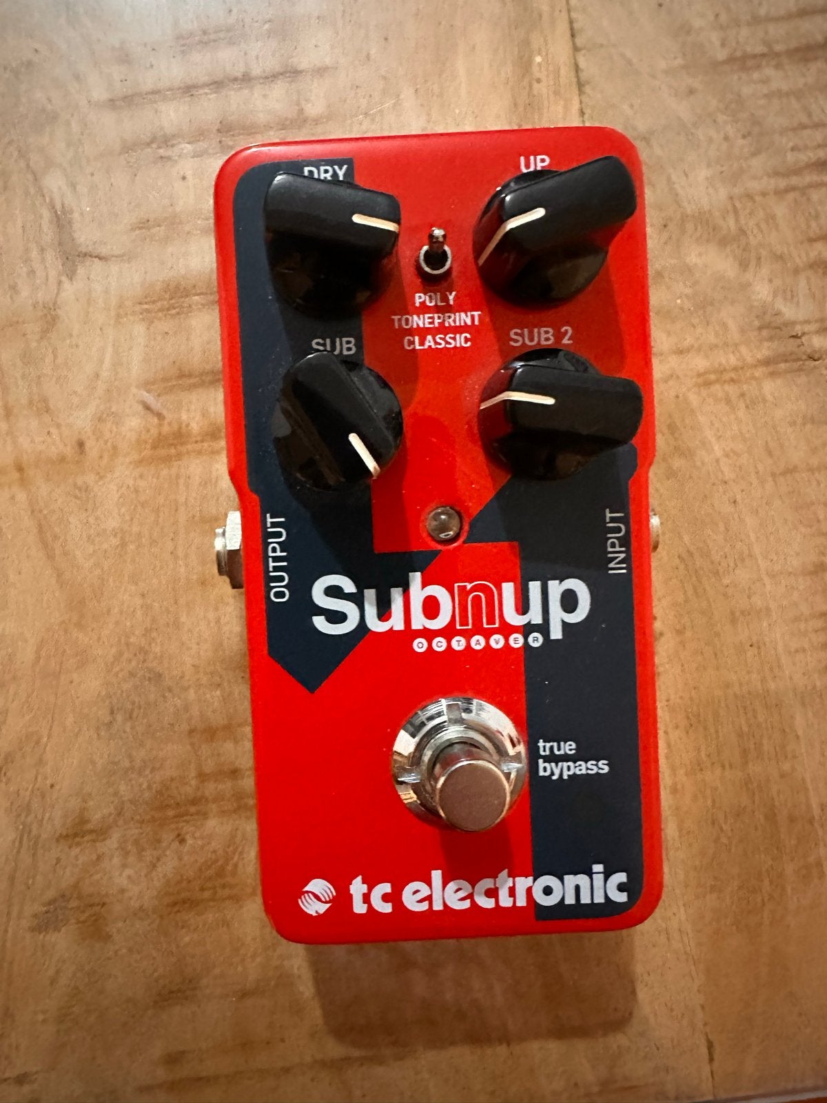 TC Electronic Sub 'N' Up Octaver Pedaal, Ophalen of Verzenden, Zo goed als nieuw, Overige typen
