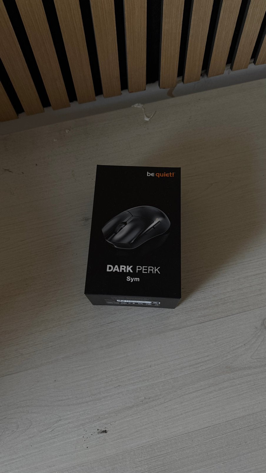 be quiet! Dark perk sym muis zwart, Ophalen of Verzenden, Nieuw