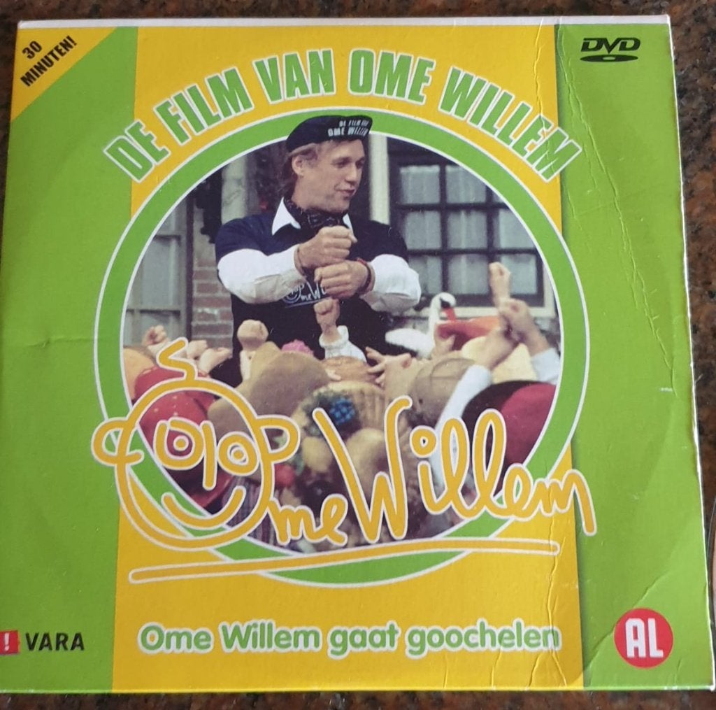 DVD De film van Ome Willem _ Ome Willem gaat goochelen, Alle leeftijden, Tv-serie, Educatief, Gebruikt