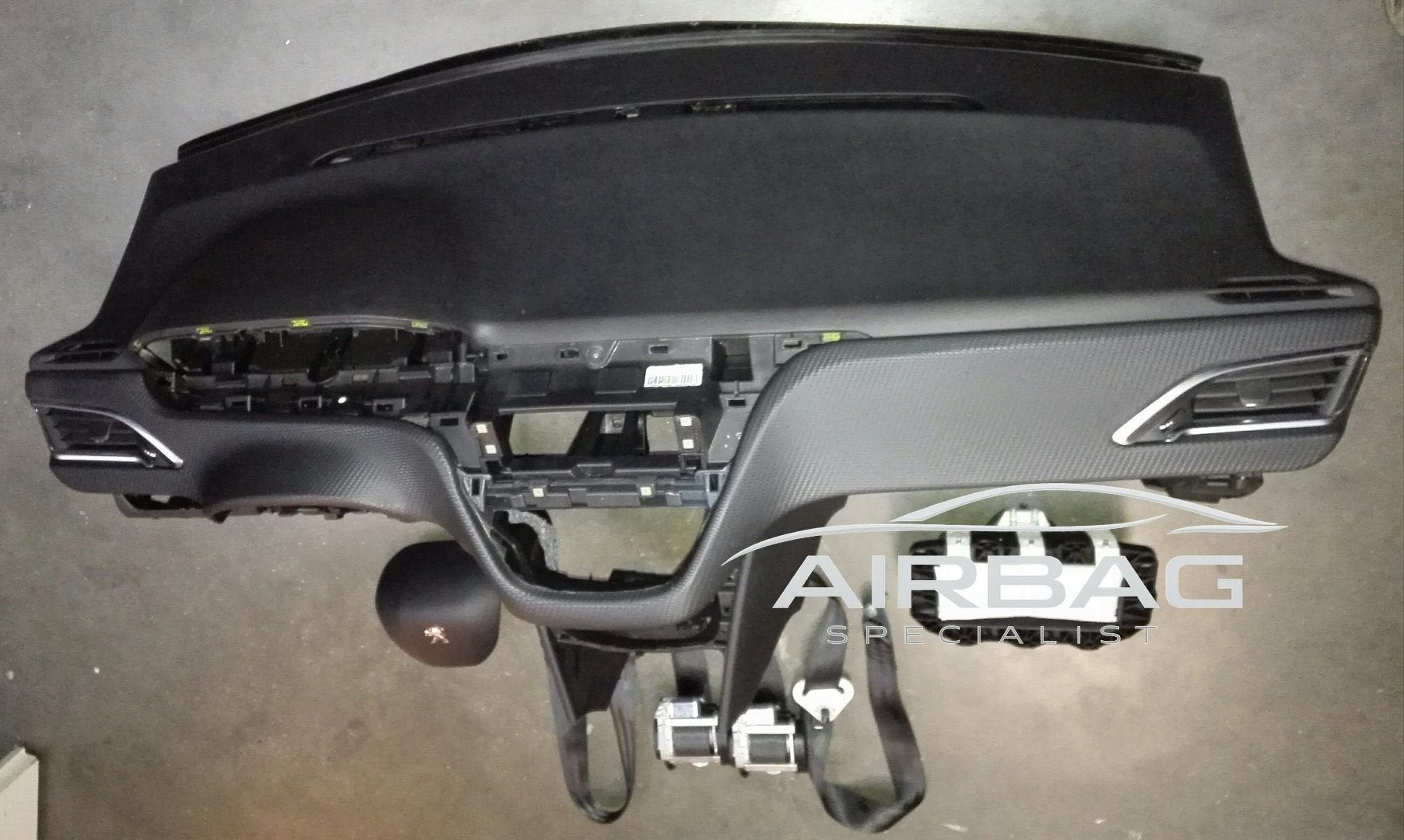 PEUGEOT 2008 2012-2019 airbag set dashboard gordelspanner se, Gebruikt, -, -, Ophalen of Verzenden