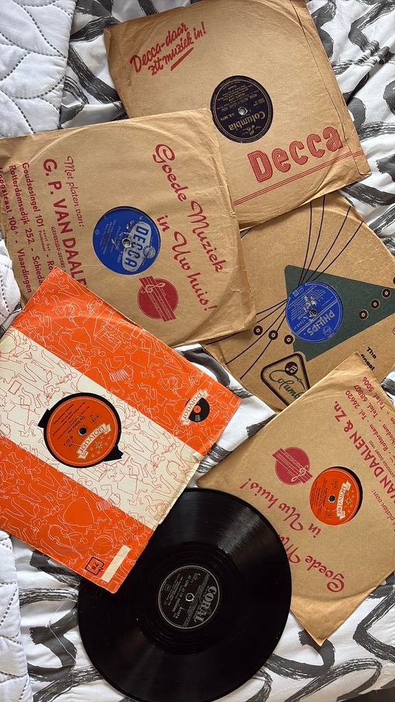 Shellac plaat, Cd's en Dvd's, Vinyl | Overige Vinyl, Ophalen of Verzenden, Zo goed als nieuw, 10 inch