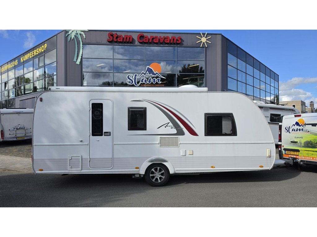 Bürstner Averso Top 560 TK stapelbed, mover, airco, Caravans en Kamperen, Rondzit, Overige typen, Schokbreker, Bürstner