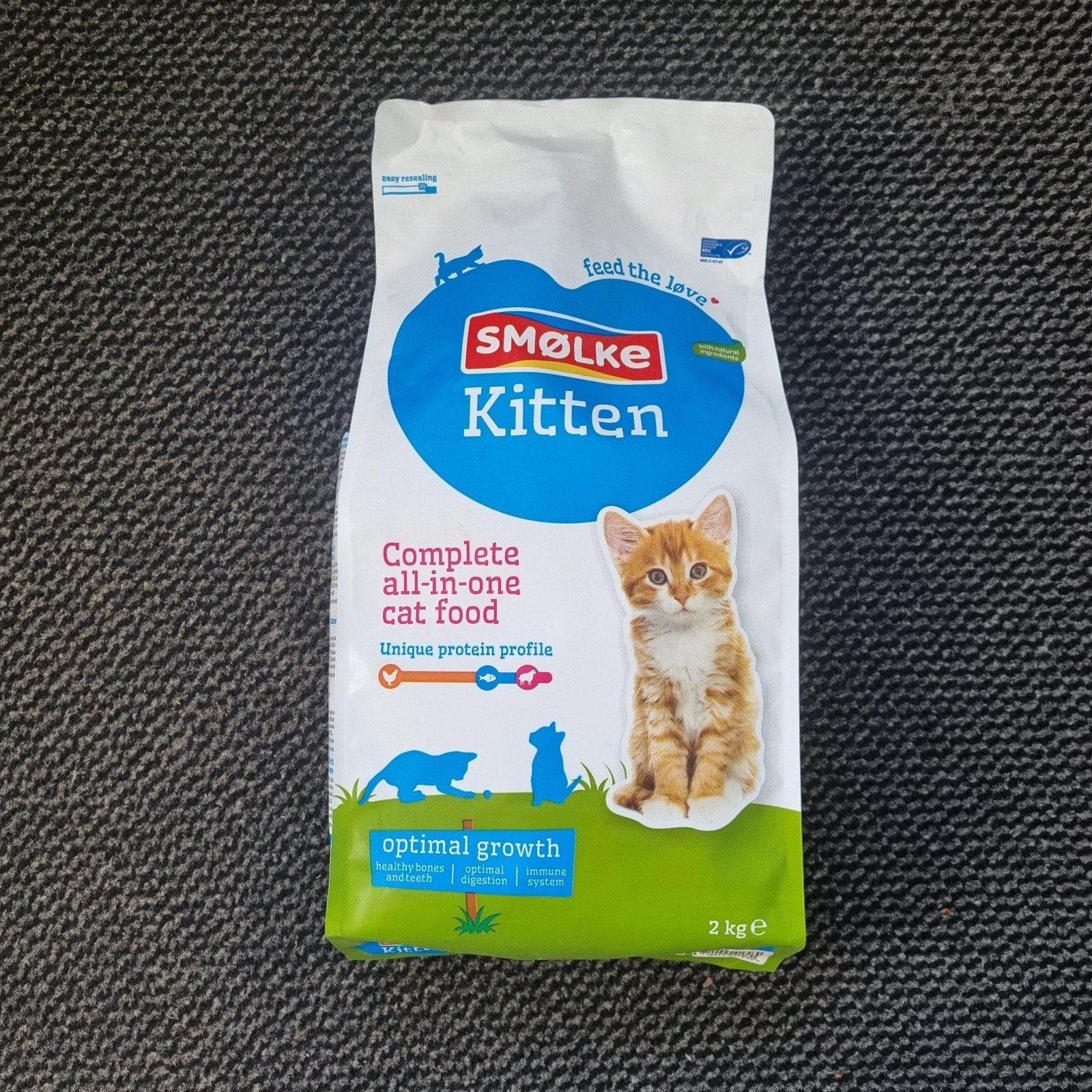Smolke kitten brokjes kattenvoer 2 kg, Dieren en Toebehoren, Ophalen of Verzenden, Kat