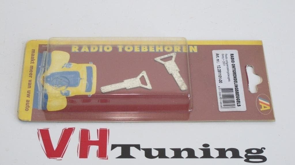 Radio ontgrendelingsbeugels Sony >2001, Auto diversen, Autoradio's, Ophalen of Verzenden, Nieuw