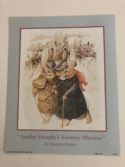 Beatrix Potter Peter Rabbit Konijn Schilderij, Poster, Plaat, Ophalen of Verzenden, Nieuw, Dier