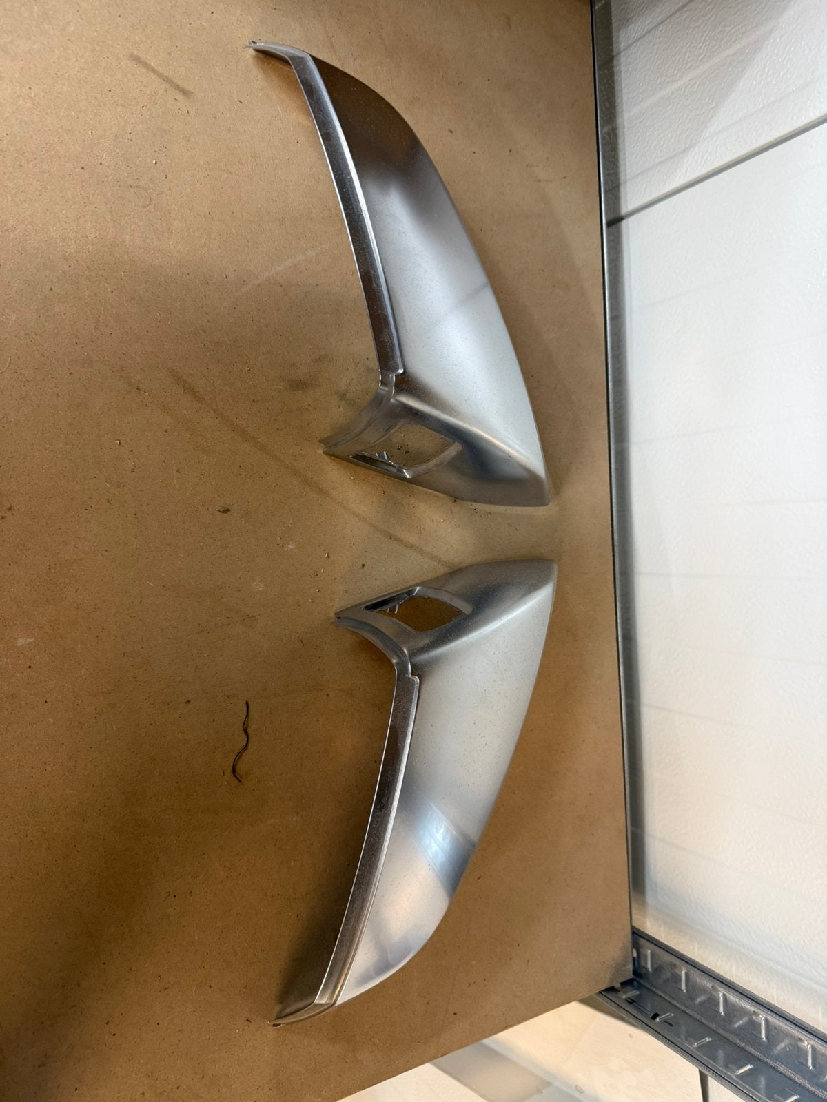 Audi Q7 chrome spiegel kappen OEM, Ophalen, Nieuw, Audi