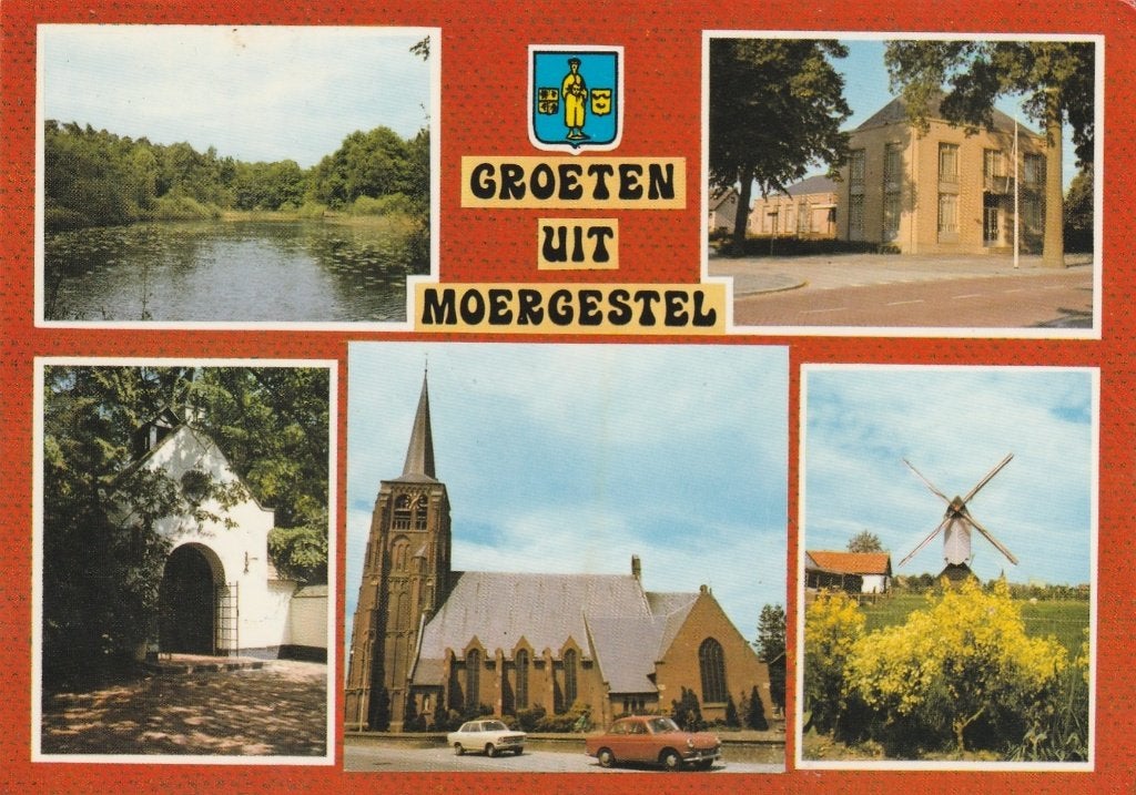 MOERGESTEL Ven Kapel Kerk Molen Groeten, Verzamelen, Verzenden, 1980 tot heden, Gelopen, Noord-Brabant