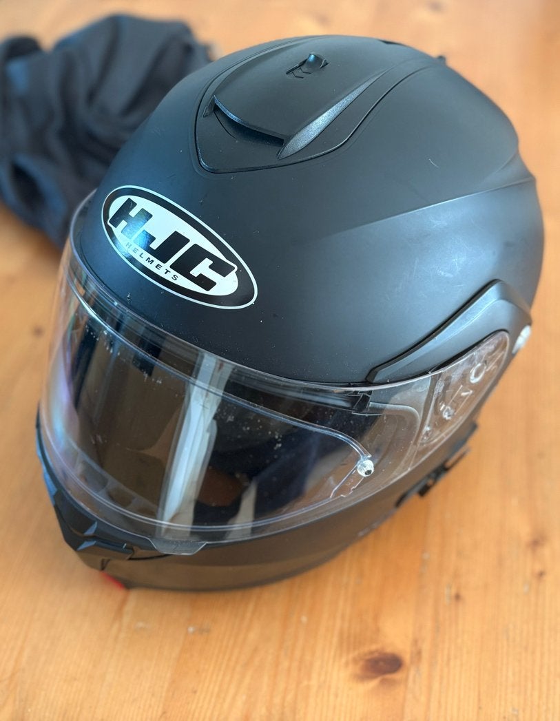 HJC C91 Systeemhelm - Zwart - Maat 2XL, Ophalen, Systeemhelm, Heren, HJC