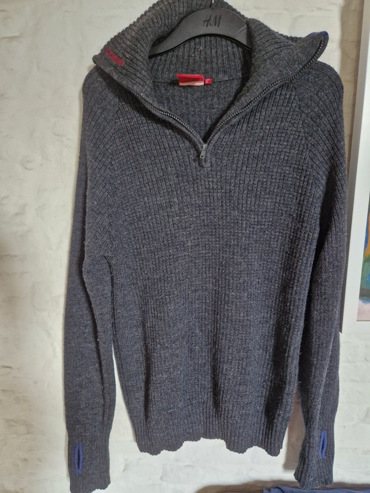 Ulvang Noorse Wollen Trui Grijs Maat M ZGAN, Kleding | Heren, Zo goed als nieuw, Ulvang, Grijs, Verzenden