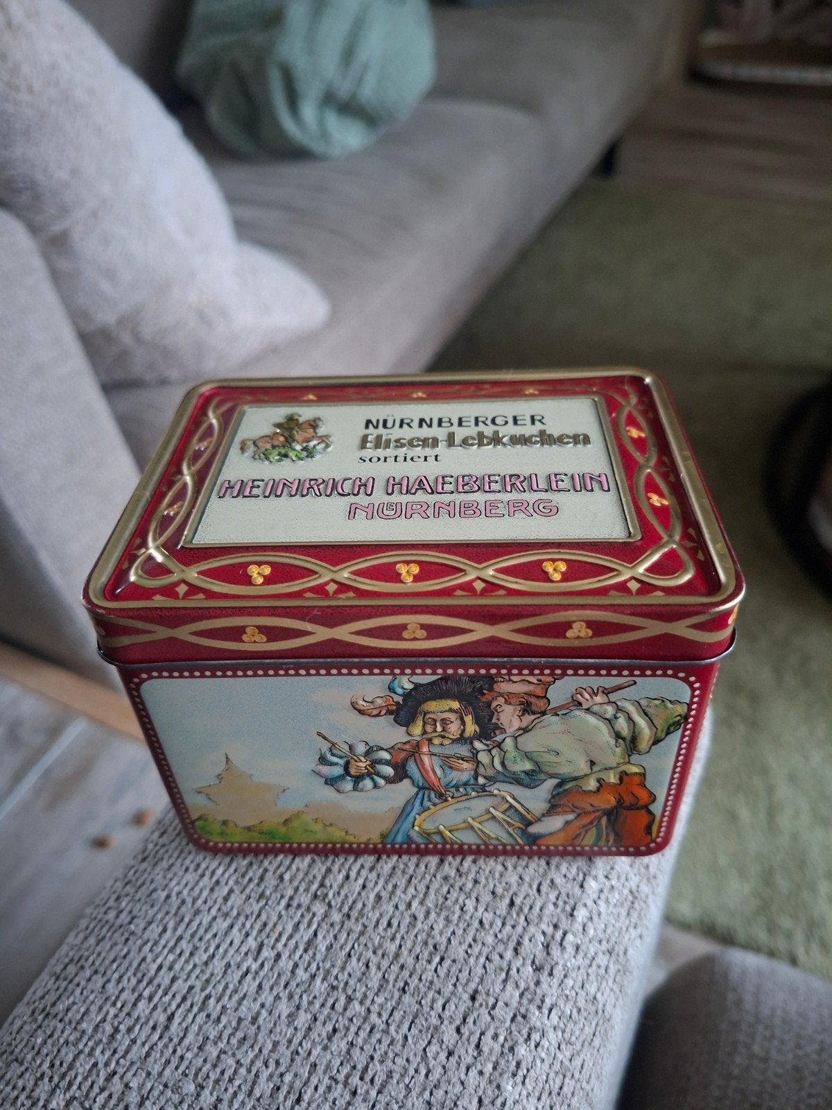 Vintage Nürnberger Lebkuchen Blikken Doos, Verzamelen, Blikken, Ophalen of Verzenden, Gebruikt, Overige