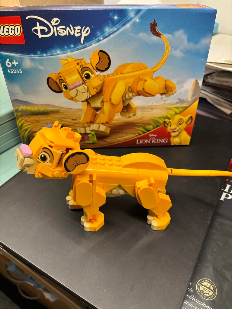 LEGO Disney De Leeuwenkoning Simba 43243, Kinderen en Baby's, Speelgoed | Duplo en Lego, Ophalen of Verzenden, Zo goed als nieuw