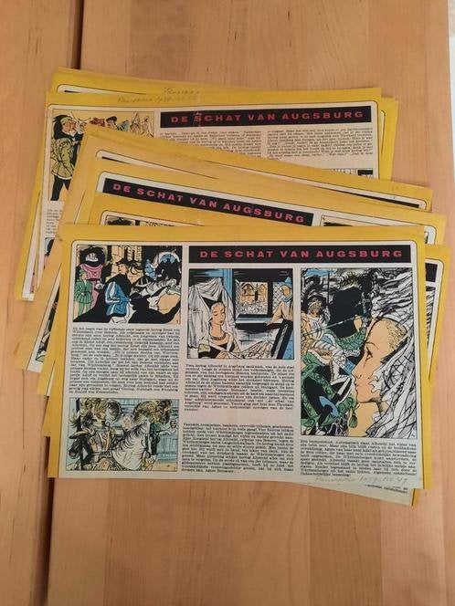 DE SCHAT VAN AUGSBURG - STRIPVERHAAL - 1959/60, Verzamelen, Tijdschriften, Kranten en Knipsels, Ophalen of Verzenden, 1940 tot 1960