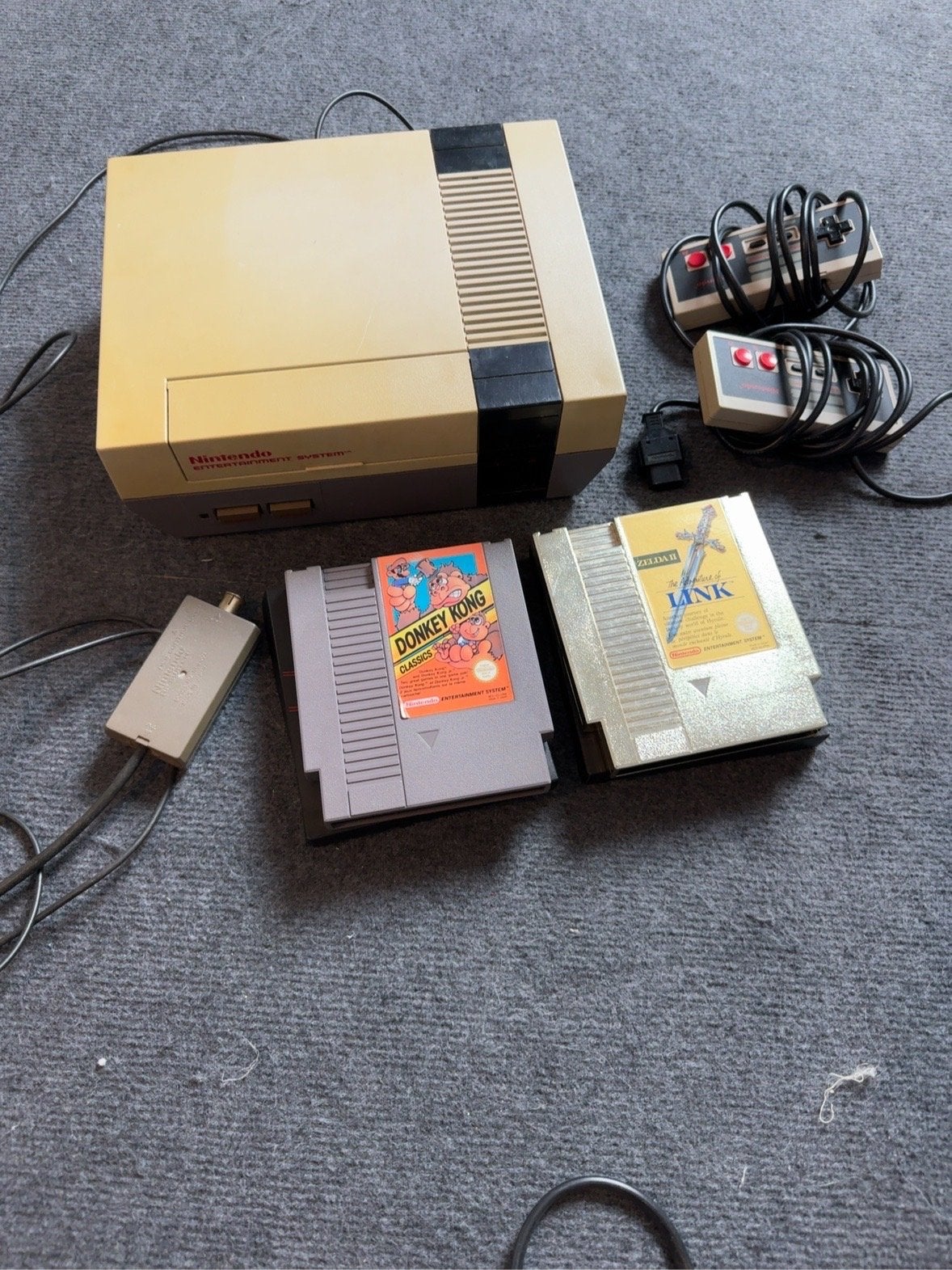 Nintendo Entertainment System (NES) met games, Spelcomputers en Games, Games | Nintendo NES, Ophalen, Gebruikt, 2 spelers, Eén computer